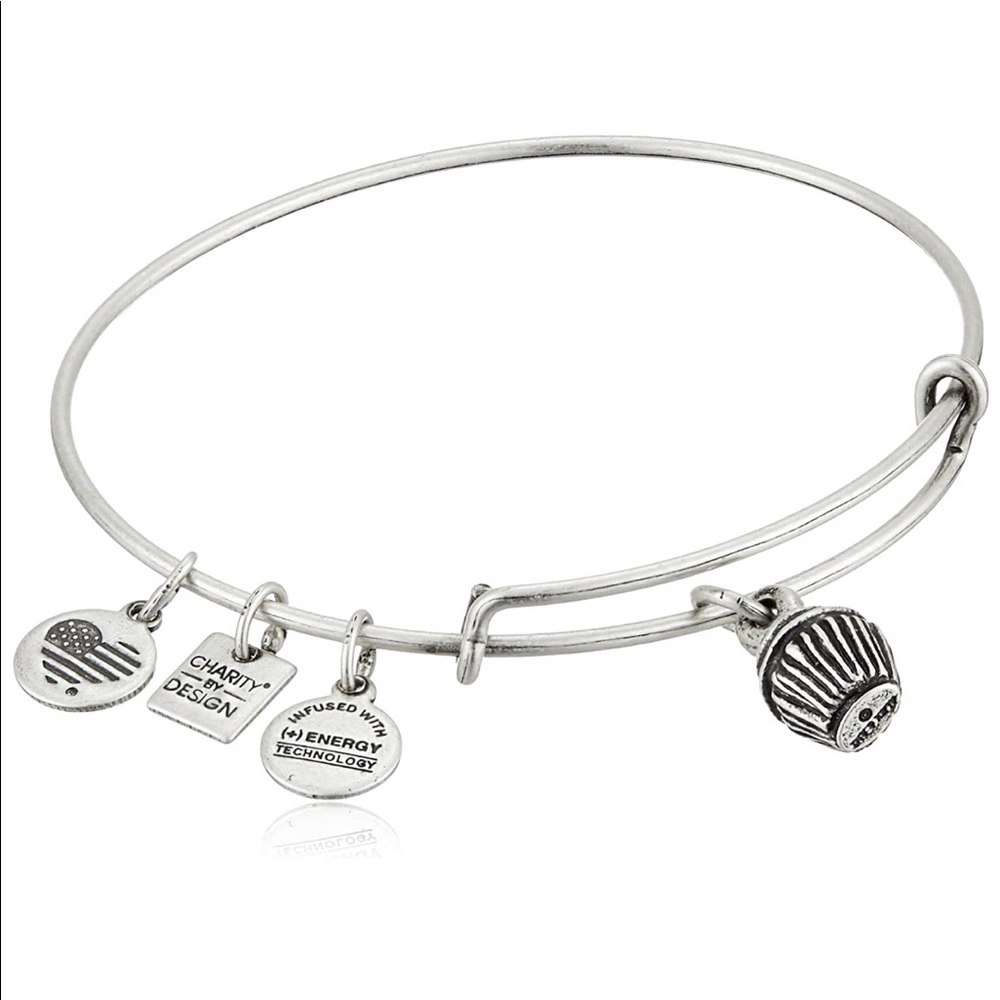 Alex and Ani cupcake birthday bracelet